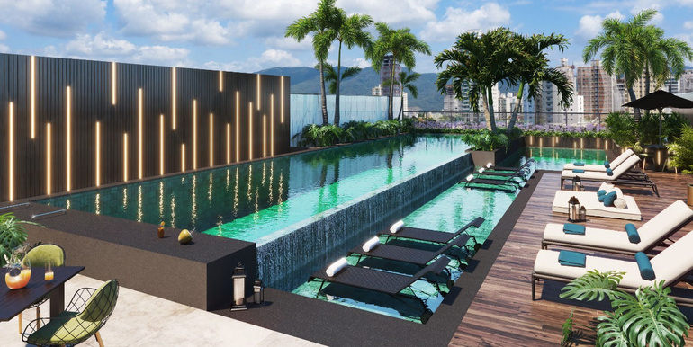 Paisagem 6 do Edifício Shangai Tower localizado na Meia Praia, Itapema