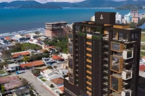 Fachada do Edifício Sunshine Apartments - Balneário Perequê, Porto Belo