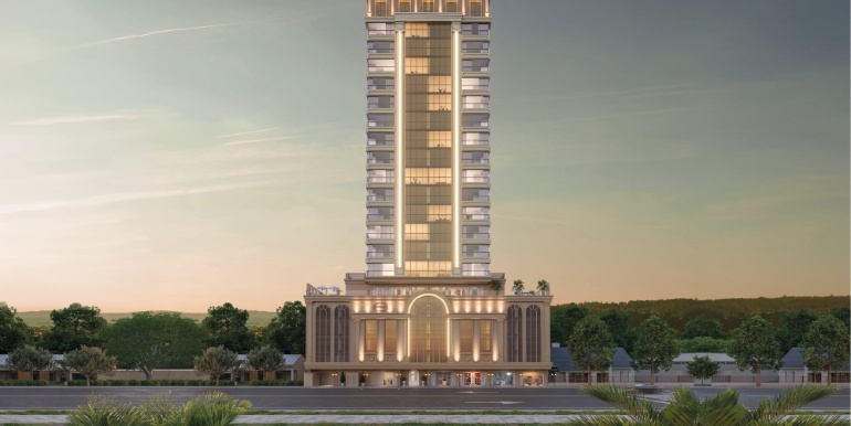 Panorama 8 do Quisisana Residence situado na Meia Praia, Itapema