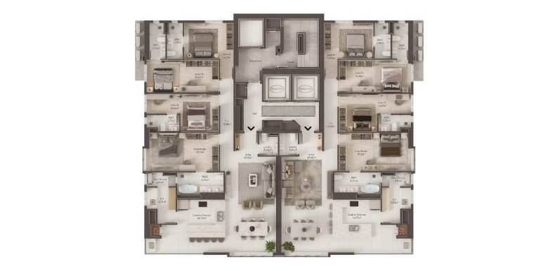 Silhueta 18 da propriedade