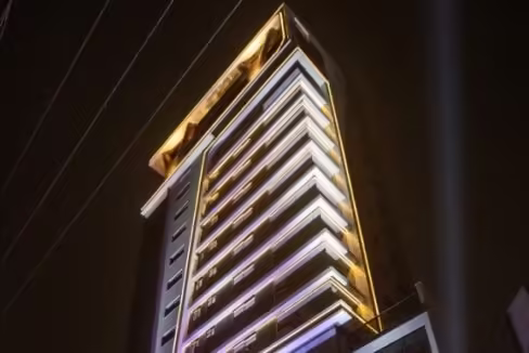 Fachada do Sky Tower Residence - Balneário Perequê, Porto Belo