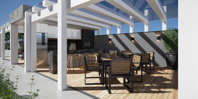 Panorama 8 do Torres do Atlântico situado na Meia Praia, Itapema