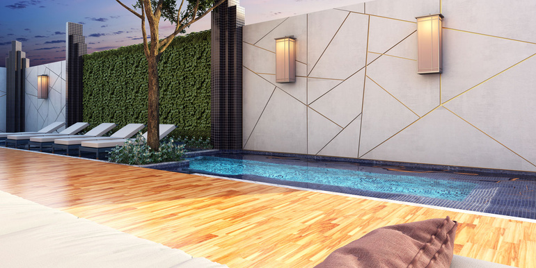 Paisagem 6 do Wall Street Tower localizado na Meia Praia, Itapema