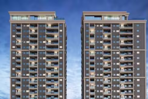 Fachada do Amazonita Towers Residence - Itapema