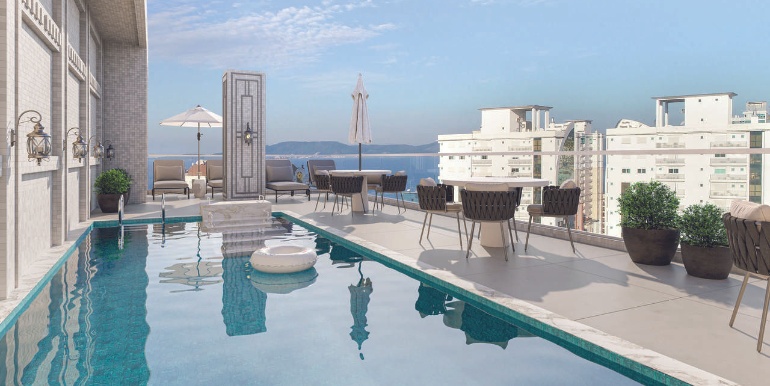 Panorama 8 do Ametrina Residence situado em Itapema