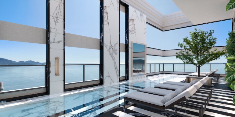 Silhueta 18 do Edifício Bristol Residence localizado na Meia Praia, Itapema