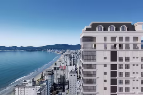 Fachada do Edifício Bristol Residence - Meia Praia, Itapema
