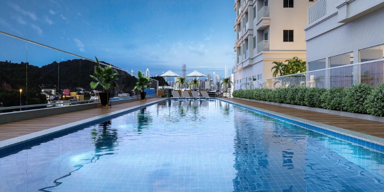 Panorama 8 do Classic Home Club situado em Camboriú