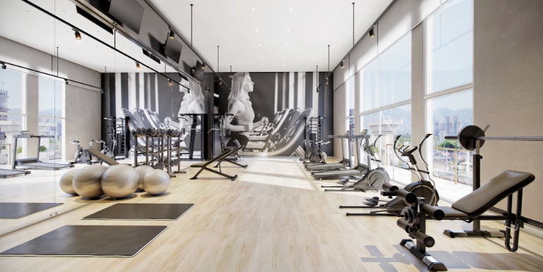 Visual 12 do Ed. Algarve situado na Meia Praia, Itapema