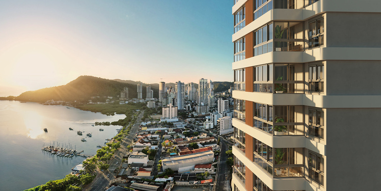 Vista 4 do Ed. Altimare situado em Itajaí