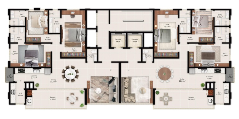 Moldura 16 do empreendimento