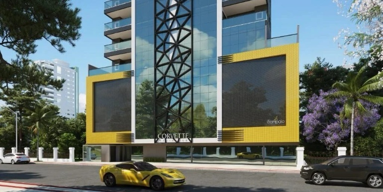 Vista 4 do Ed. Corvette Residence situado na Meia Praia, Itapema