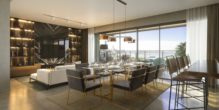 Panorama 8 do Ed. D6 Ocean View situado em Itajaí