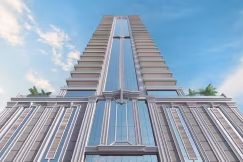 Fachada do Edifício Diamante Residence - Meia Praia, Itapema