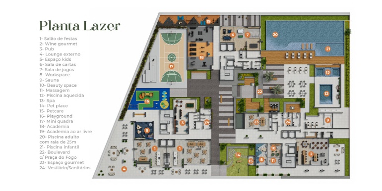 Estampa 17 do Edifício Fazenda Garden - Itajaí