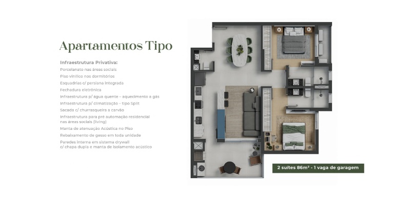 Quadro 13 do Edifício Fazenda Garden - Itajaí