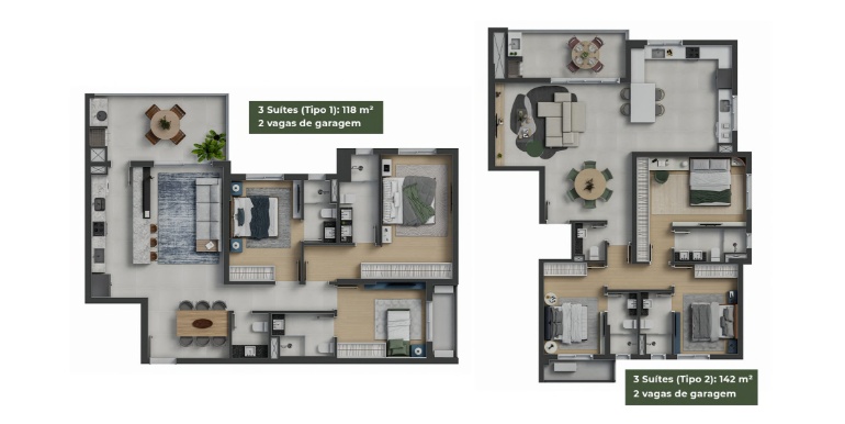 Vistalização 14 do Edifício Fazenda Garden em Itajaí