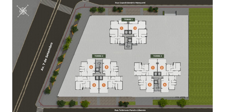 Projeção 15 do  Fazenda Garden em Itajaí