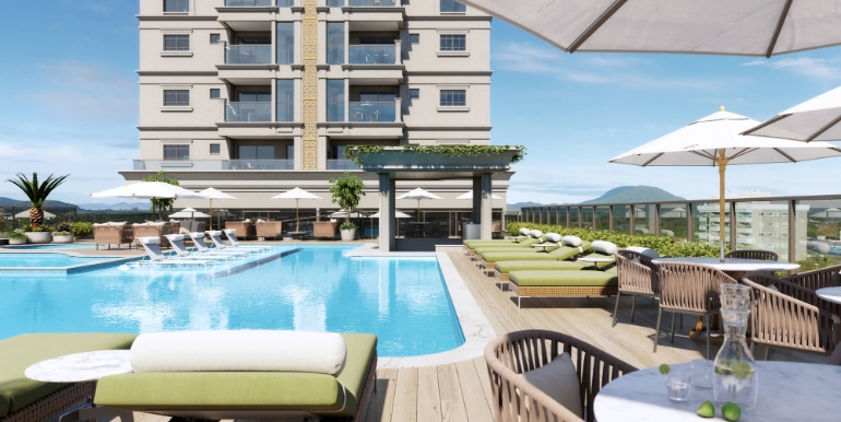 Visual 12 do Ed. Gran Ducado situado na Meia Praia, Itapema