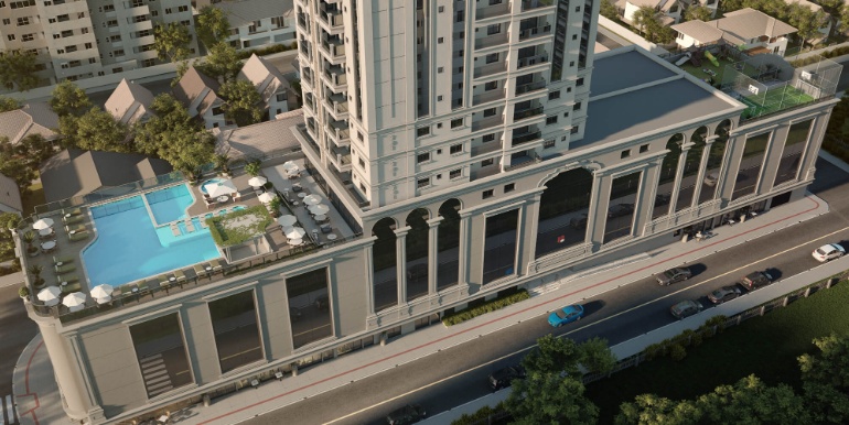 Paisagem 6 do Edifício Gran Ducado localizado na Meia Praia, Itapema