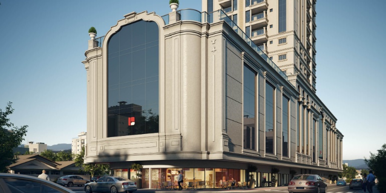 Panorama 8 do Ed. Gran Ducado situado na Meia Praia, Itapema