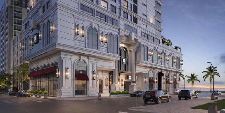 Panorama 8 do Ed. Grand Luxury situado na Meia Praia, Itapema