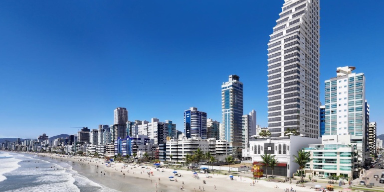 Vista 4 do Ed. Grand Luxury situado na Meia Praia, Itapema