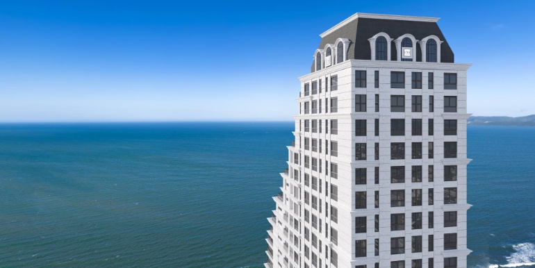 Paisagem 6 do Edifício Grand Luxury localizado na Meia Praia, Itapema