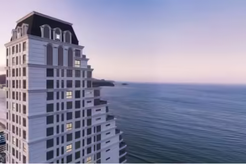 Fachada do Edifício Grand Luxury - Meia Praia, Itapema