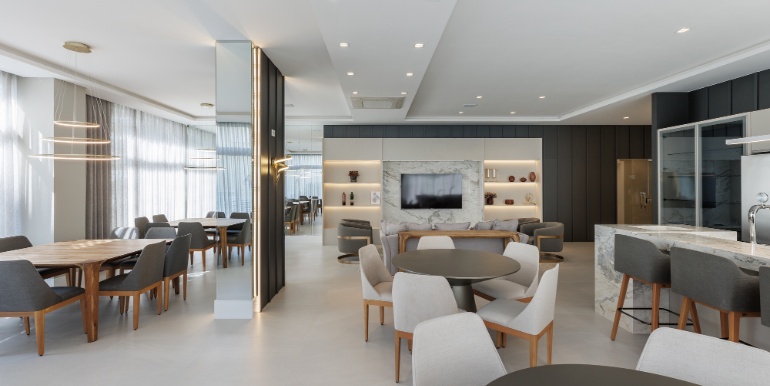 Vistalização 14 do Edifício Grand Soleil na Meia Praia, Itapema