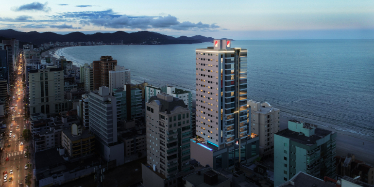 Paisagem 6 do Edifício Horizon Palace localizado na Meia Praia, Itapema
