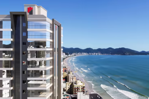 Fachada do Edifício Horizon Palace - Meia Praia, Itapema