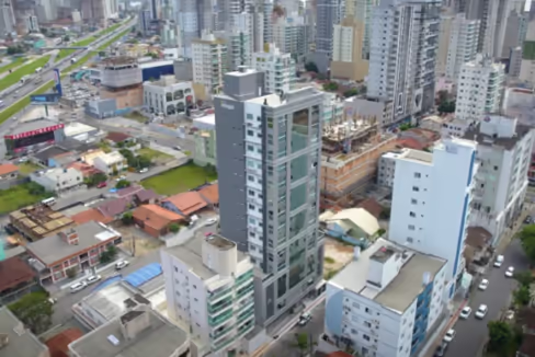 Fachada do Edifício Ilhas Maurício Residence - Meia Praia, Itapema