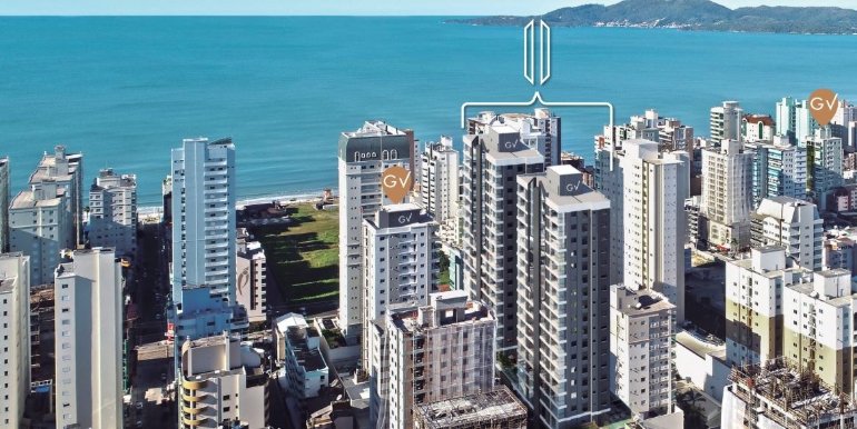 Paisagem 6 do Impéria Del Mare Residenziale localizado na Meia Praia, Itapema