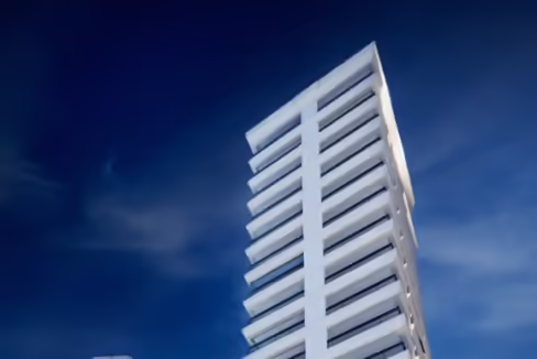 Fachada do Edifício L’Acqua - Itajaí