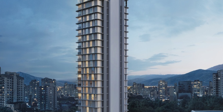 Vista 4 do Ed. Landmark situado em Itapema