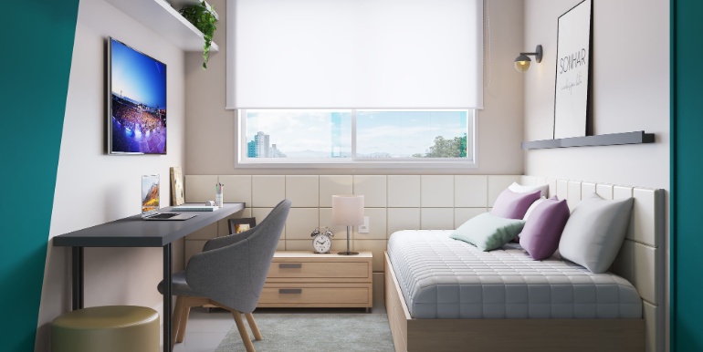 Cenário 9 do Edifício L’Aquamarine localizado em Itajaí