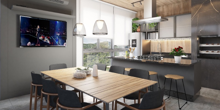 Silhueta 18 do Edifício L’Aquamarine localizado em Itajaí