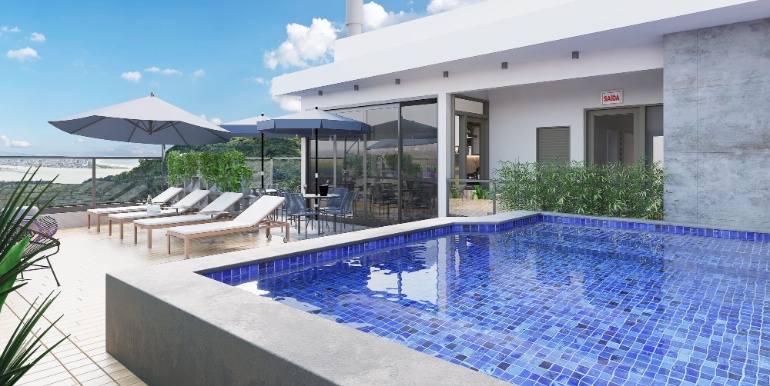 Vistalização 14 do Edifício L’Aquamarine em Itajaí