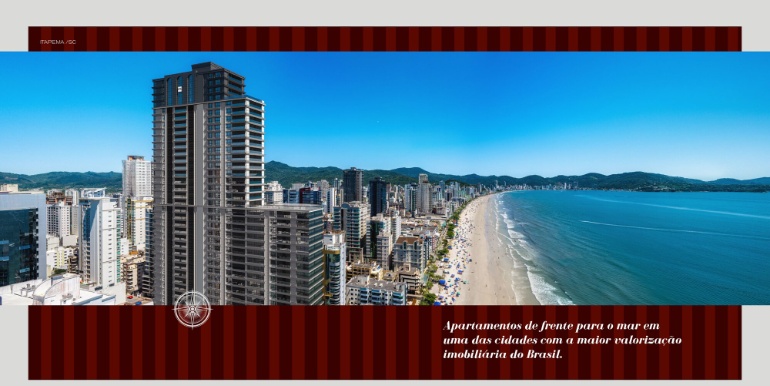 Paisagem 6 do Edifício Latitude Residences localizado na Meia Praia, Itapema