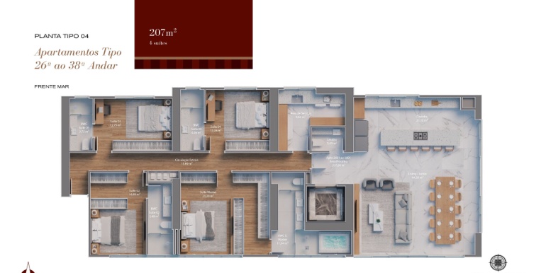 Projeção 35 do imóvel