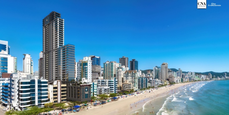 Vista 4 do Ed. Latitude Residences situado na Meia Praia, Itapema