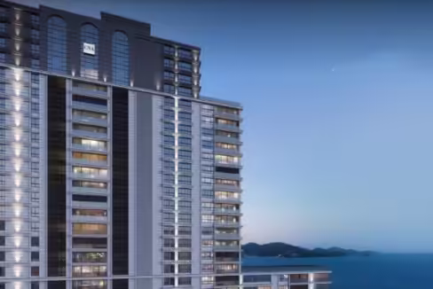 Fachada do Edifício Latitude Residences - Meia Praia, Itapema