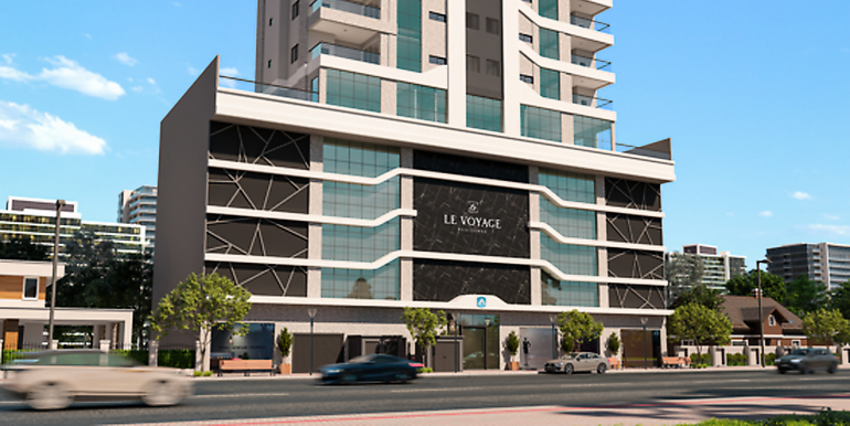 Paisagem 6 do Edifício Le Voyage Residence localizado na Meia Praia, Itapema