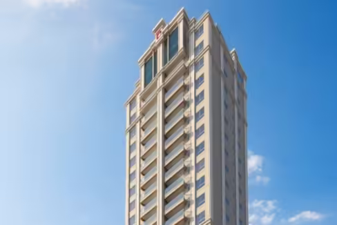Fachada do Edifício Liberty - Meia Praia, Itapema