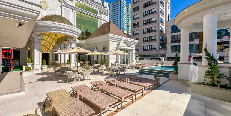 Paisagem 6 do Edifício Magnifique Imperiale localizado na Meia Praia, Itapema