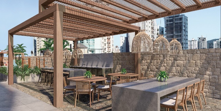 Visual 12 do Ed. Miraggio Del Mare situado na Meia Praia, Itapema