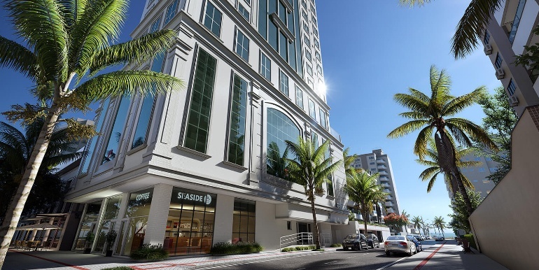 Vista 4 do Ed. Monte Carlo situado na Meia Praia, Itapema