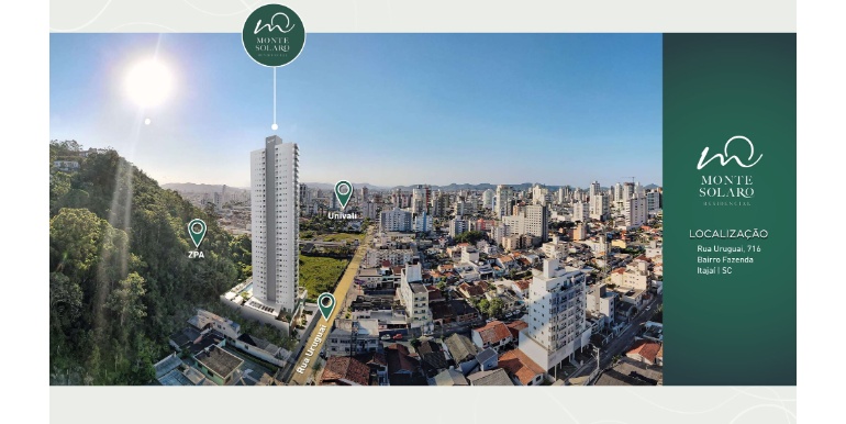 Vista 4 do Ed. Monte Solaro situado em Itajaí