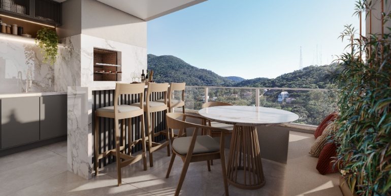 Gravura 11 do Edifício Monte Solaro - Itajaí